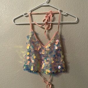Sparkly rave top